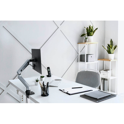 Artikelbild 7 für DURABLE Monitor-Halterung SELECT PLUS 509623 silber für 1 Monitor, Tischklemme, Tischbohrung, Artikelnummer 888341