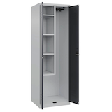 Artikelbild 1 für CP Putzmittelschrank Classic Plus 080100-00 S10007 lichtgrau, anthrazitgrau 60,0 x 50,0 x 185,0 cm, aufgebaut, Artikelnummer 114258