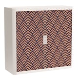 Artikelbild 1 für PAPERFLOW easyOffice Classic Chic Rollladenschrank 62384 2 Fachböden 110,0 x 41,5 x 104,0 cm, Artikelnummer 209579