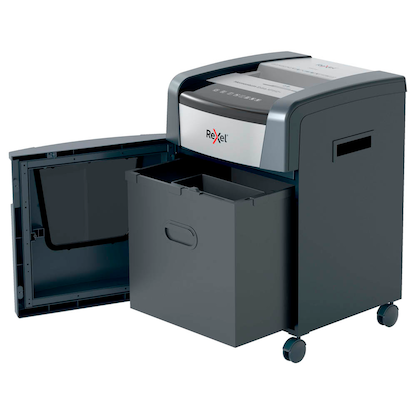 Artikelbild 11 für Rexel XP512+ Aktenvernichter mit Partikelschnitt P-5, 2 x 15 mm, bis 12 Blatt, grau, Artikelnummer 255824