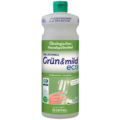 Artikelbild 1 für Dr. Schnell Grün & mild eco Spülmittel 1,0 l, Artikelnummer 403277