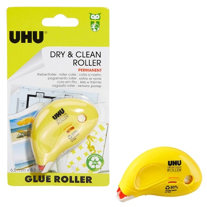 Artikelbild 6 für UHU DRY & CLEAN Kleberoller dauerhaft, Artikelnummer 833277
