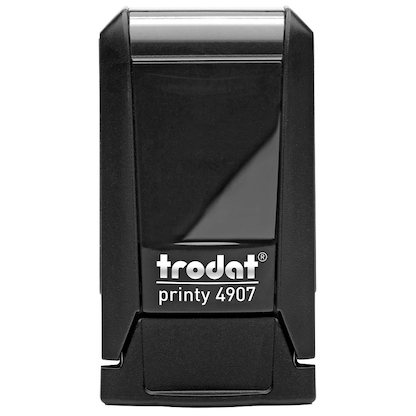 Artikelbild 2 für trodat Textstempel, individualisierbar Printy 4907 selbstfärbend schwarz mit Logo, 1 St., Artikelnummer 415428