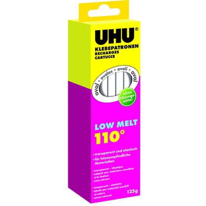 Artikelbild 12 für UHU Heißklebesticks LOW MELT 110 transparent, 10 St., Artikelnummer 821013