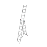 Artikelbild 1 für KRAUSE Vielzweckleiter CORDA silber 3x 9 Sprossen, H: 250,0 cm, Artikelnummer 665277