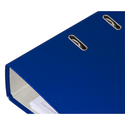 Artikelbild 3 für office discount Ordner blau Kunststoff 7,5 cm DIN A4, Artikelnummer 401844