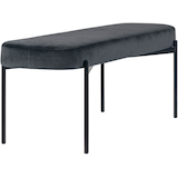 Artikelbild 1 für meet powered by PAPERFLOW Sitzbank GAIA L GBOLV.01.11 anthrazit Stoff 118,0 cm, Artikelnummer 851921
