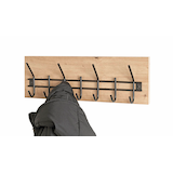 Artikelbild 1 für HAKU Möbel Wandgarderobe 54440 eiche Holz 7 Haken 60,0 x 20,0 cm, Artikelnummer 340469