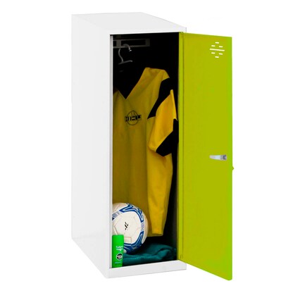 Artikelbild für Simonrack Spind SIMONLOCKER DISM SINGLE weiß, grün 8425437118081, 1 Schließfach 40,0 x 50,0 x 91,5 cm, Artikelnummer 355576