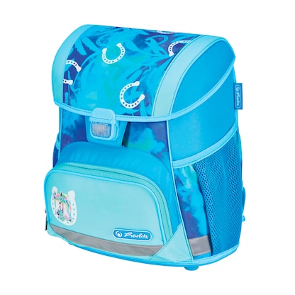 Artikelbild 2 für herlitz Schulranzen-Set Loop Plus Lucky Horse Kunstfaser grün, Artikelnummer 556336