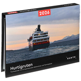 Artikelbild 1 für KUNTH Tischquerkalender Hurtigruten 2026, Artikelnummer 575658