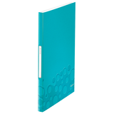 Artikelbild 1 für AKTION: LEITZ WOW Sichtbuch DIN A4, 40 Hüllen eisblau-metallic, 1 St. mit Prämie nach Registrierung, Artikelnummer 401310