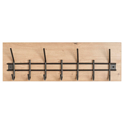 Artikelbild 4 für HAKU Möbel Wandgarderobe 54440 eiche Holz 7 Haken 60,0 x 20,0 cm, Artikelnummer 340469