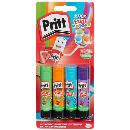 Artikelbild 7 für 4 Pritt fun colors Klebestifte 10,0 g, Artikelnummer 455037