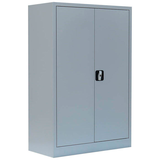 Artikelbild 1 für LÜLLMANN Metallschrank 530320 lichtgrau 92,5 x 42,2 x 120,0 cm, aufgebaut, Artikelnummer 182609