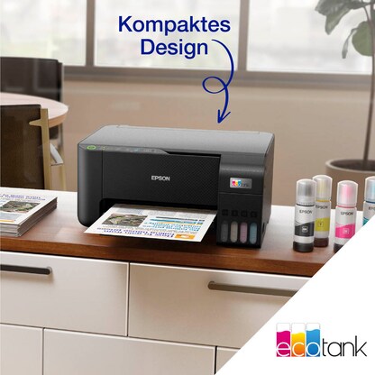 Artikelbild 4 für AKTION: EPSON EcoTank ET-2860 3 in 1 Tintenstrahl-Multifunktionsdrucker schwarz mit 40 Euro CashBack, Artikelnummer 241509