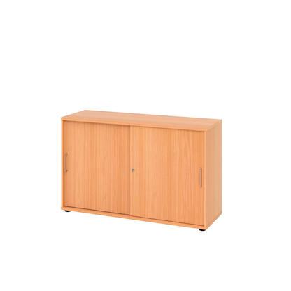 Artikelbild für HAMMERBACHER Schiebetürenschrank 1752S, V1752S/6/6/BS buche 1 Fachboden 120,0 x 40,0 x 74,8 cm, Artikelnummer 376307