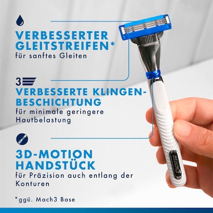 Artikelbild 6 für Gillette MACH3 TURBO Nassrasierer Herren, Artikelnummer 653609