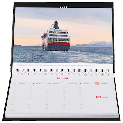 Artikelbild 3 für KUNTH Tischquerkalender Hurtigruten 2026, Artikelnummer 575658