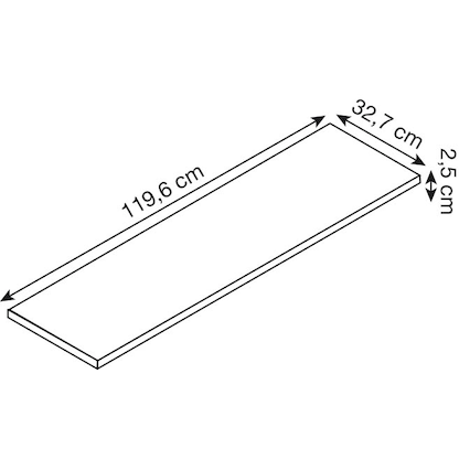 Artikelbild 2 für CP C 2000 Acurado Fachboden grau 119,6 x 32,7 cm, Artikelnummer 466037