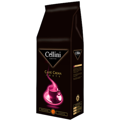 Artikelbild 3 für Cellini CAFFÈ CREMA FORTE Kaffeebohnen, Arabica- und Robustabohnen kräftig, 1,0 kg, Artikelnummer 222620
