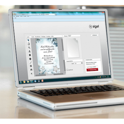 Artikelbild 6 für SIGEL Weihnachtsbriefpapier Snow Star Motiv DIN A4 90 g/qm 25 Blatt, Artikelnummer 187532