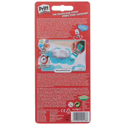 Artikelbild 9 für 4 Pritt fun colors Klebestifte 10,0 g, Artikelnummer 455037