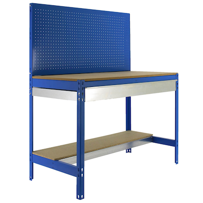 Artikelbild 2 für Simonrack Werkbank SIMONWORK blau 1 Schublade 151,0 x 61,0 x 144,5 cm, Artikelnummer 980072