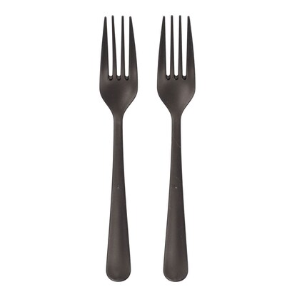 Artikelbild für circulware RESBONSIBLES Mehrweg-Gabeln, Kunststoff schwarz, 100 St., Artikelnummer 890337