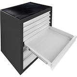 Artikelbild 1 für ADB MAMMUT MAXI Schubladenschrank lichtgrau, anthrazit 8 Schubladen 71,0 x 55,0 x 90,0 cm, Artikelnummer 892398