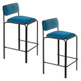 Artikelbild 1 für 2 meet powered by PAPERFLOW Barhocker BISTRO THBISX2V.06 blau, Artikelnummer 230167