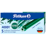 Artikelbild 1 für Pelikan 4001 Tintenpatronen für Füller dunkelgrün 5 St., Artikelnummer 699573