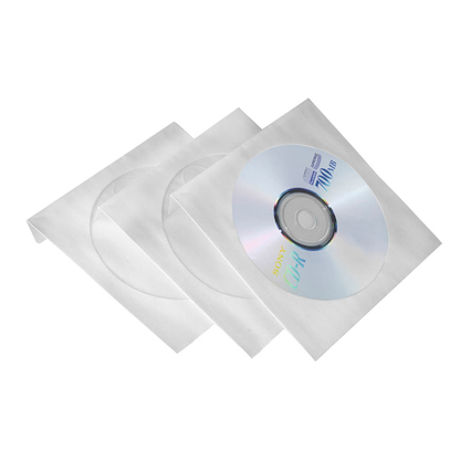 Artikelbild 8 für Intenso 1er CD-/DVD-Hüllen Papier weiß, 100 St., Artikelnummer 478901