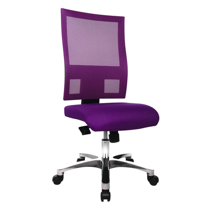 Artikelbild für Topstar Bürostuhl Nito, PRONETSYT33 Stoff lila, Gestell alu, Artikelnummer 441774