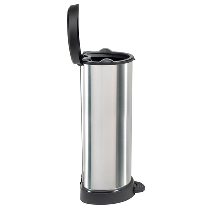Artikelbild 9 für curver DECOBIN Mülleimer 40,0 l silbermetallic, Artikelnummer 701108
