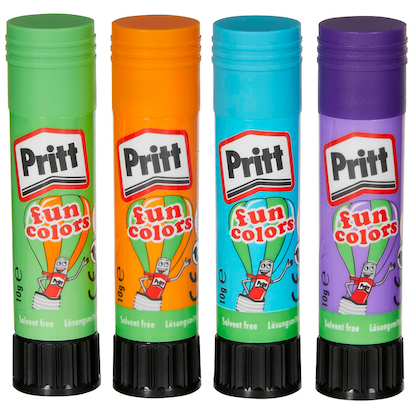 Artikelbild 3 für 4 Pritt fun colors Klebestifte 10,0 g, Artikelnummer 455037