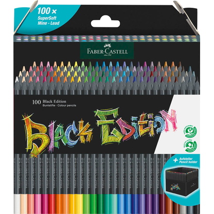 Artikelbild 15 für FABER-CASTELL Black Edition Buntstifte farbsortiert, 100 St., Artikelnummer 100168