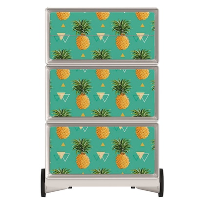 Artikelbild 3 für PAPERFLOW easyBox Tropical Rollcontainer weiß, bunt 4 Auszüge 39,0 x 43,6 x 64,2 cm, Artikelnummer 215337