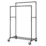 Artikelbild 1 für SONGMICS Rollgarderobe HSR60BV1 schwarz Metall 100,0 x 142,0/162,0 cm, Artikelnummer 291371