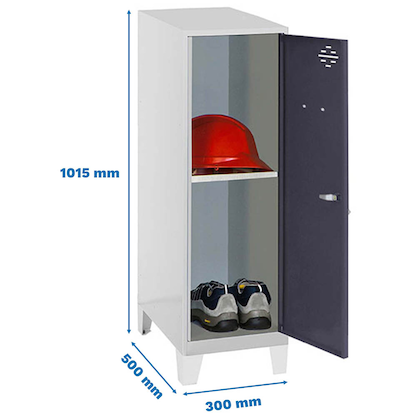 Artikelbild 2 für Simonrack Spind SIMONLOCKER DISM SINGLE anthrazit, grau 8425437120688, 1 Schließfach 30,0 x 50,0 x 101,5 cm, Artikelnummer 355778