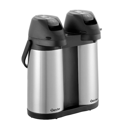 Artikelbild 19 für Bartscher Isolierkannen Duo 1,9L-ST schwarz, silber 2x 1,9 l, Artikelnummer 427058