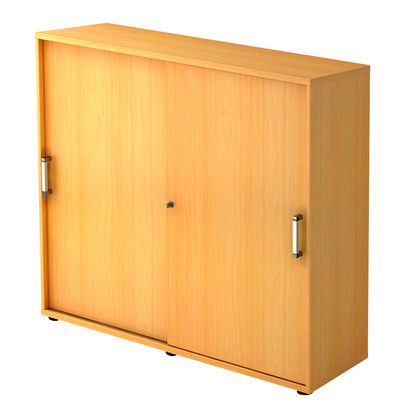 Artikelbild für HAMMERBACHER Schiebetürenschrank 1753S, V1753S/6/6/CE buche 2 Fachböden 120,0 x 40,0 x 110,0 cm, Artikelnummer 858961