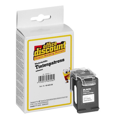 Artikelbild 22 für office discount schwarz pigmentiert Druckerpatrone kompatibel zu HP 304XL (N9K08AE), Artikelnummer 494423