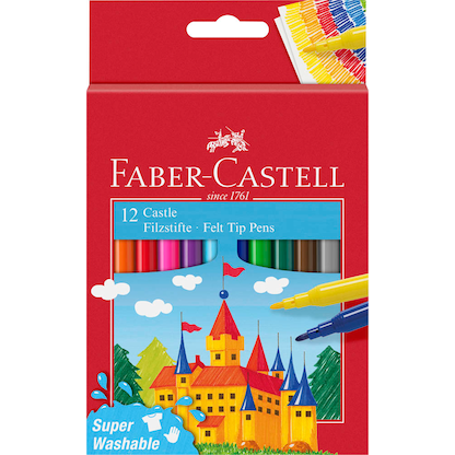 Artikelbild 17 für FABER-CASTELL Filzstifte farbsortiert, 12 St., Artikelnummer 314492