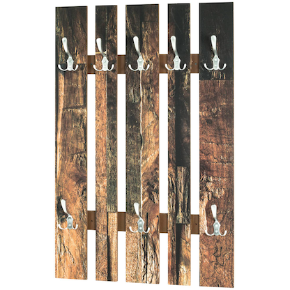 Artikelbild 2 für HAKU Möbel Wandgarderobe 19889 Motiv Holz 8 Haken 65,0 x 100,0 cm, Artikelnummer 551661
