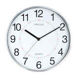 Artikelbild 1 für unilux Wanduhr Aria weiß grau Kunststoff, Ø 30,5 cm, Artikelnummer 723732