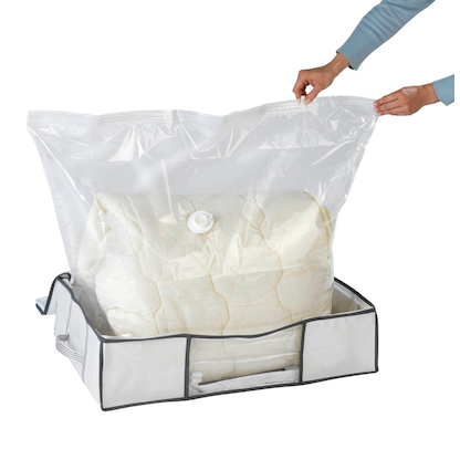 Artikelbild 5 für WENKO Soft Box M Vakuum-Unterbettkommode perlweiß/grau 65,0 x 15,0 x 50,0 cm, Artikelnummer 811564