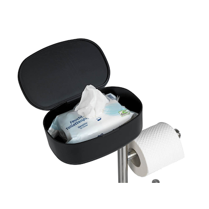 Artikelbild 3 für WENKO WC-Garnitur Rivazza schwarz Metall, Artikelnummer 813901