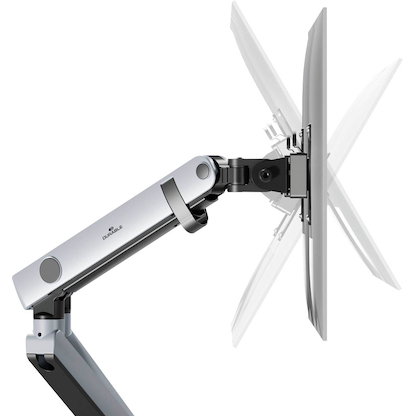 Artikelbild 6 für DURABLE Monitor-Halterung SELECT PLUS 509723 silber für 2 Monitore, Tischklemme, Tischbohrung, Artikelnummer 888352