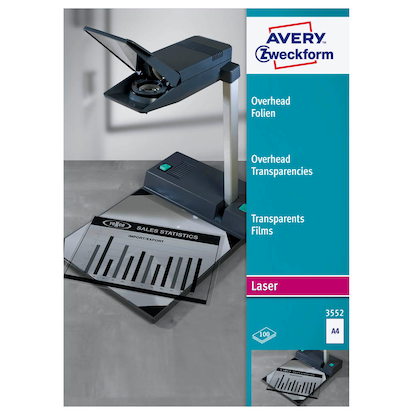 Artikelbild 9 für AVERY Zweckform Laserfolien 3552 glatt, 100 St., Artikelnummer 421065
